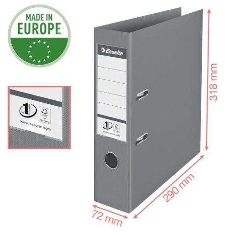 Segregator dźwigniowy No.1 Colour Breeze A4 75mm lawendowy Esselte (628432)