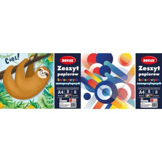 Zeszyt papierów kolorowych samoprzylepne A4 Beniamin (4652)