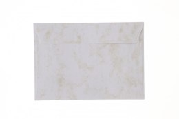 Koperta marmur złoty C5 biały diamentowy Galeria Papieru (280693) 10 sztuk