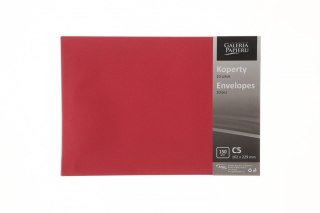Koperta C5 pearl czerwony k czerwona Galeria Papieru (280638) 10 sztuk