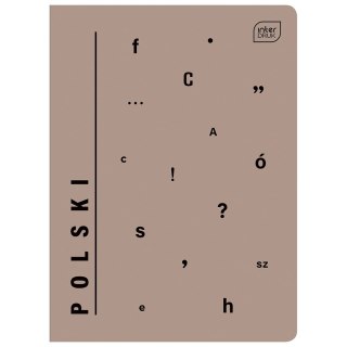 Zeszyt tematyczny A5 UV J.POLSKI 60k. 70g linia Interdruk (ZE60POL=)