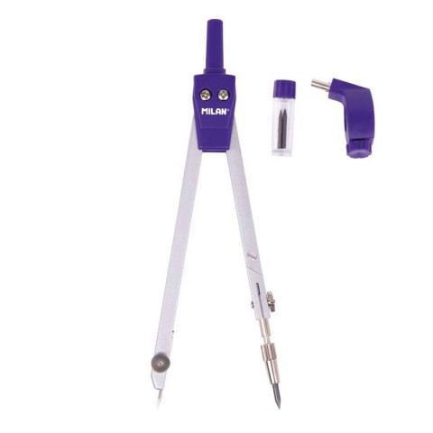 Cyrkiel z etui ACID niebieski 3 el. Milan (11101B)