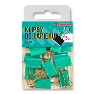 Klipy jasnozielone TT8323 19mm jasny zielony Penmate