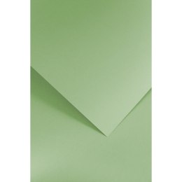 Papier ozdobny (wizytówkowy) gładki A4 zielony jasny 210g Galeria Papieru (205506)