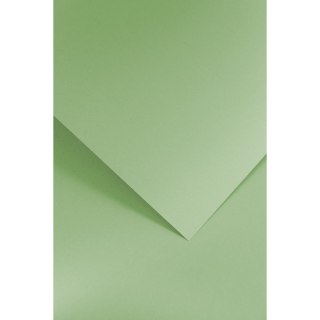 Papier ozdobny (wizytówkowy) A4 gładki zielony jasny 210g Galeria Papieru (205506)