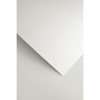 Papier ozdobny (wizytówkowy) A4 prążki biały 230g Galeria Papieru (203701)