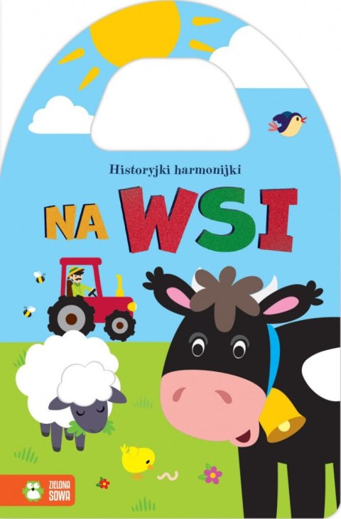 Książeczka edukacyjna Zielona Sowa Historyjki harmonijki. Na wsi