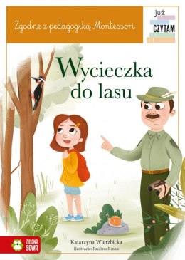 Książeczka edukacyjna Już czytam Montessori. Wycieczka do lasu Zielona Sowa