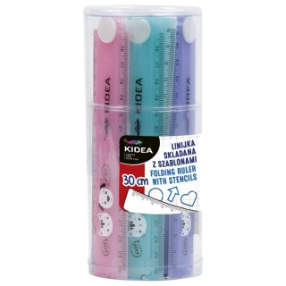 Linijka plastikowa 30cm Kidea (LS30CMSZKA)