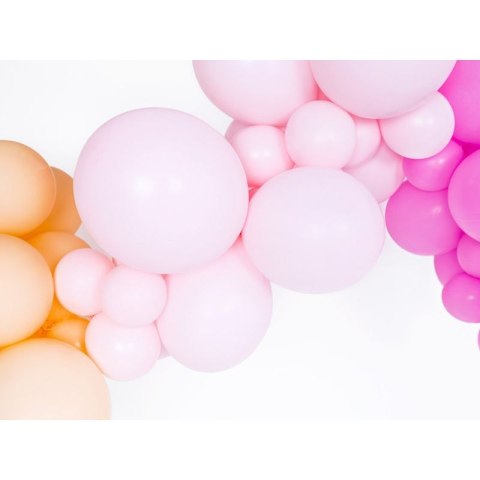 Balon gumowy Pastel Soft Pink (1 op. / 100 szt.) różowy 230mm Partydeco (10P-454)