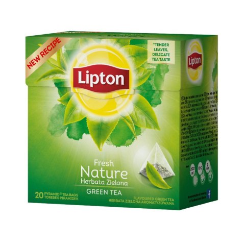 Herbata Lipton Piramidki | Green Tea | 20 szt