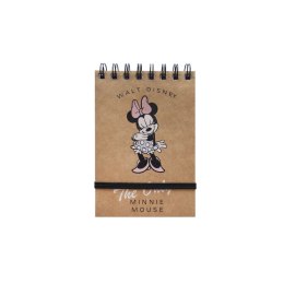 Kołozeszyt (kołobrulion) Minnie Mouse ZAMYKANY NA GUMKĘ / KRAFT LINER A6 96k. 70g KRATKA [mm:] 120x155 Beniamin