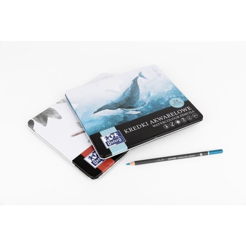 Kredki akwarelowe metal box 24 kol. Oxford (400174561)