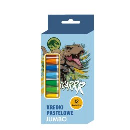 Kredki ołówkowe Beniamin Jurassic Park pastel 12 kol.