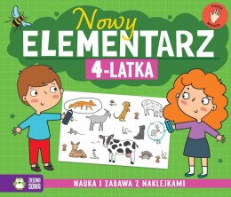 Książeczka edukacyjna Nowy elementarz 4-latka Zielona Sowa