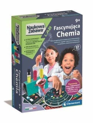 Zestaw kreatywny dla dzieci Naukowa Zabawa fascynująca chemia Clementoni (50699)