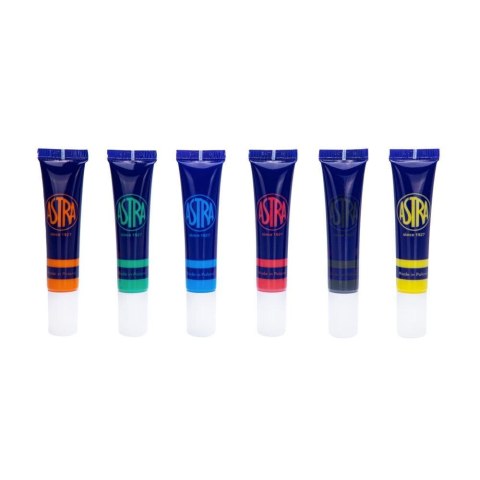 Farba do malowania na szkle Astra Farby do tworzenia naklejek żelowych zest. 6 x 15ml kolor: różne 6ml 6 kolor. (301122015) Farba do malowania na szkle Astra Farby do tworzenia naklejek żelowych zest. 6 x 15ml kolor: różne 6ml 6 kolor. (301122015)