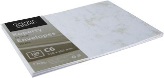 Koperta A4 marmur złoty złota Galeria Papieru (280293) 10 sztuk