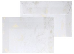 Koperta marmur złoty A4 złoty Galeria Papieru (280293) 10 sztuk