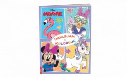 Książka dla dzieci Minnie Naklejam i Koloruję Ameet (NAK 9114)
