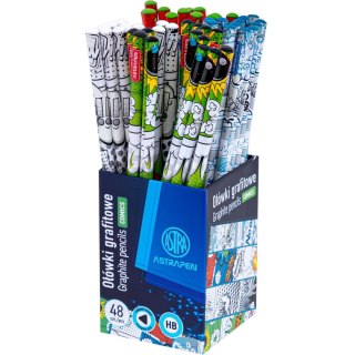 Ołówek ASTRAPEN COMICS grafitowy HB trójkątny HB Astra (2060230034)