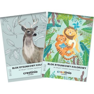 Blok rysunkowy A4 kolorowy 80g 10k Top 2000 (400176665)