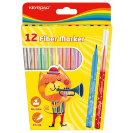 Flamaster Keyroad fiber marker 12 kol. (KR971587)