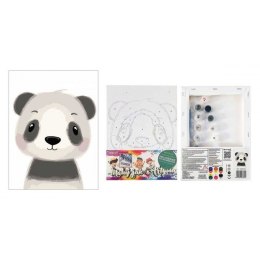 Zestaw kreatywny dla dzieci Malowanie po numerach 18x24cm panda Norimpex (NO-1008756)