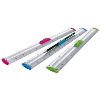 Linijka aluminiowa z uchwytem 30cm Keyroad (KR971330)