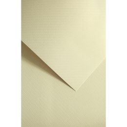 Papier ozdobny (wizytówkowy) batyst kremowy A4 kremowy 180g Galeria Papieru (204112)