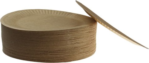 Talerz jednorazowy papier śr. 150mm 100 szt (nd)