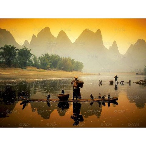 Kalendarz ścienny PODRÓŻE PO KONTYNENTACH 13-planszowe 2024 320mm x 470mm Lucrum (RW09)