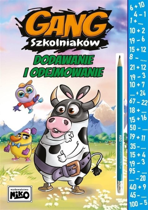 Książeczka edukacyjna Gang Szkolniaków. Dodawanie i odejmowanie Niko