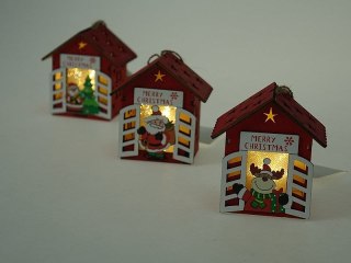 Lampki świąteczne domek Led 8,5cm Adar (579934)