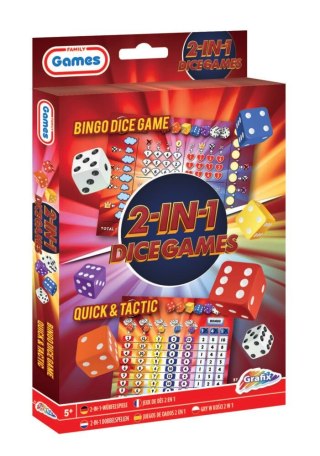 Gra logiczna 2w1 kości i bingo Grafix (300065)