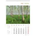 Kalendarz ścienny LASY POLSKIE 13-planszowe 2024 320mm x 470mm Lucrum (RW04)