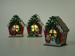Lampki świąteczne Adar domek Led 9,5cm (579927)