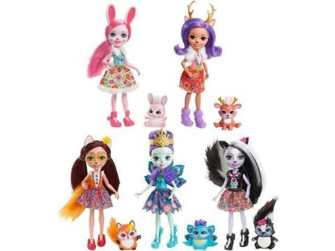 Lalka Enchantimals + zwierzątko mix Mattel (DVH87)