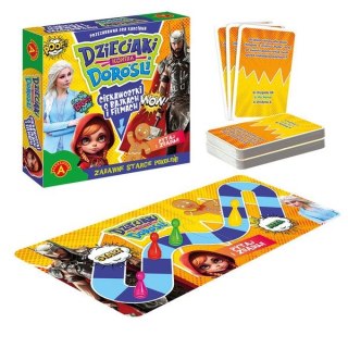 Gra planszowa CIEKAWOSTKI O BAJKACH I FILMACH - DZIECIAKI KONTRA DOROŚLI Alexander