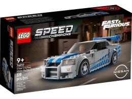 Klocki konstrukcyjne Lego Speed Champions Nissan Skyline GT-R (R34) z filmu „Za szybcy, za wściekli