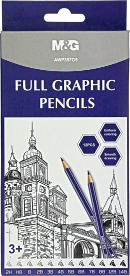 Ołówek M&G mix (mg AWP357G5 BK12)