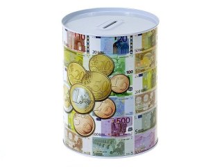 Skarbonka puszka 16cm metal Adar (584761)