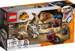 Klocki konstrukcyjne Lego Jurassic World Atrociraptor: pościg na motocyklu (76945)