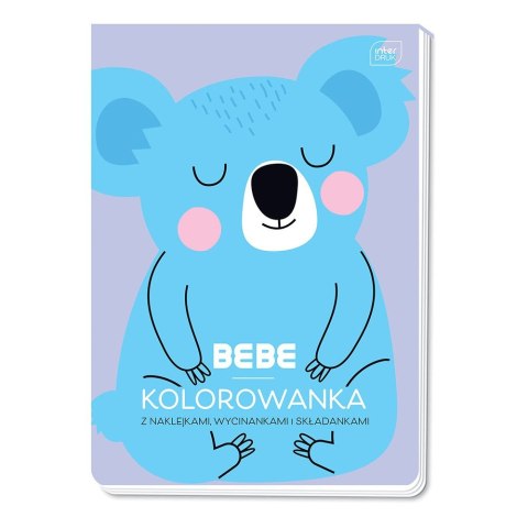 Kolorowanka Bebe BB KIDS PASTEL Blok kolrowanek A4 (z naklejkami)