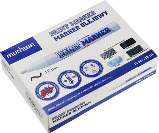 Marker olejowy wkład czarny 4mm okrągła końcówka Munhwa (8801006711271)