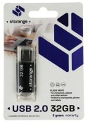 Pendrive Storange black 32GB (STORANPEN32GBBK2.0)