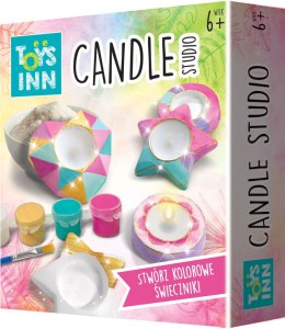 Zestaw kreatywny dla dzieci zestaw do stworzenia gipsowych świeczek Stnux (STN7847)
