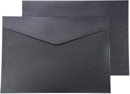 Koperta pearl czarny C5 czarny Galeria Papieru (280677) 10 sztuk