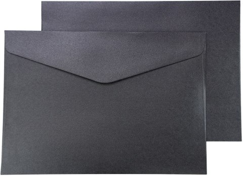 Koperta Galeria Papieru pearl czarny C5 czarna (280677) 10 sztuk Koperta Galeria Papieru pearl czarny C5 czarna (280677) 10 sztuk