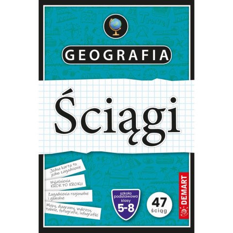 Książeczka edukacyjna Demart ściąga geografia